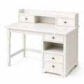 Bureau en Bois avec Tiroirs Blanc